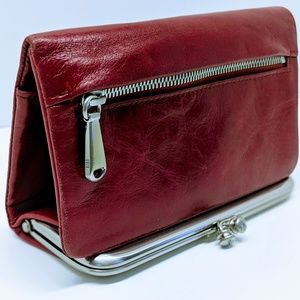 Tri-fold Wallet - Soft Leather | West Fuchsia HOBO